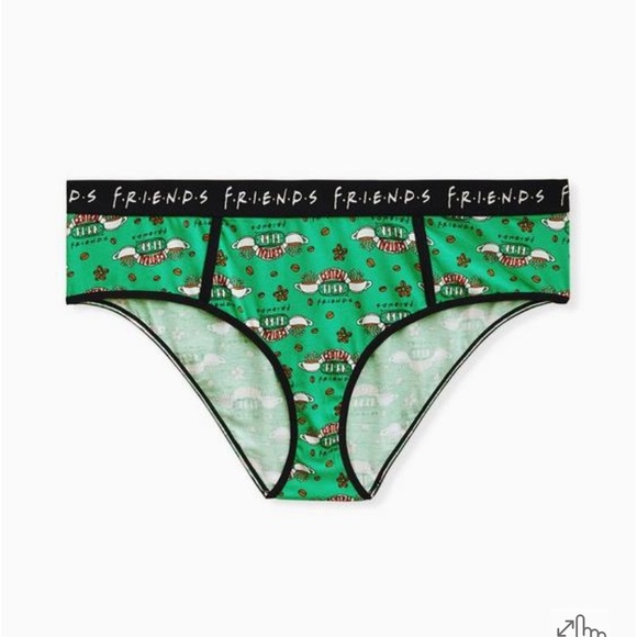Torrid Friends Central Perk Green Cotton Hipster Panty Size 0X NWT - Picture 1 of 3